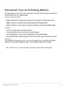 Free Printable Christmas Countdown Screenshot 04