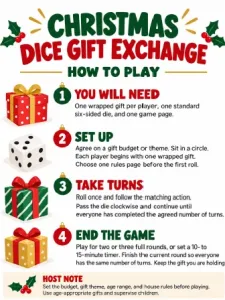 Free Printable Christmas Dice Game Screenshot 01