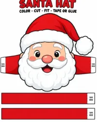 Free Printable Christmas Hats Screenshot 01