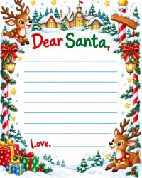 Free Printable Christmas Letter Templates Screenshot 02