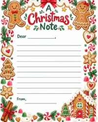 Free Printable Christmas Letter Templates Screenshot 03