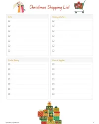 Free Printable Christmas Lists Screenshot 03