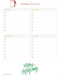 Free Printable Christmas Lists Screenshot 04