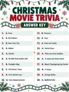 Free Printable Christmas Movie Trivia Screenshot 03