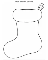 Free Printable Christmas Stocking Templates Screenshot 02
