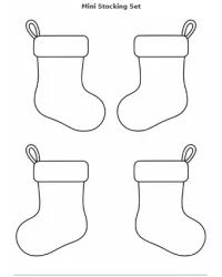 Free Printable Christmas Stocking Templates Screenshot 04