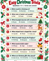 Free Printable Easy Christmas Trivia Questions & Answers Screenshot 01