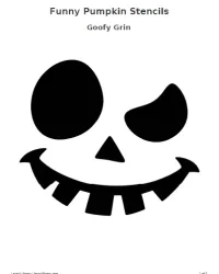 Free Printable Funny Pumpkin Stencils Screenshot 01