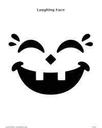Free Printable Funny Pumpkin Stencils Screenshot 03