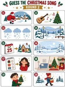 Free Printable Guess the Christmas Song Game Screenshot 02