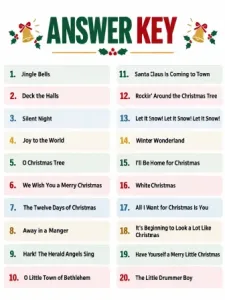 Free Printable Guess the Christmas Song Game Screenshot 04