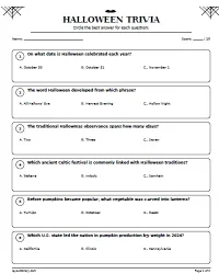 Free Printable Halloween Trivia Questions Answers Screenshot 01