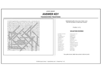 Free Printable Hard Thanksgiving Word Search Screenshot 04