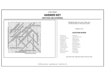 Free Printable Hard Thanksgiving Word Search Screenshot 06
