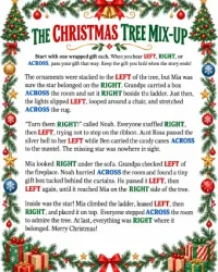 Free Printable Left-Right Christmas Gift Exchange Game Screenshot 01