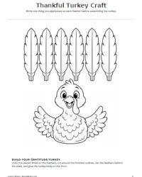 Free Printable Paper Plate Turkey Template Screenshot 03