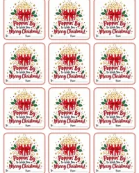 Free Printable Poppin’ By To Wish You a Merry Christmas Gift Tags Screenshot 01