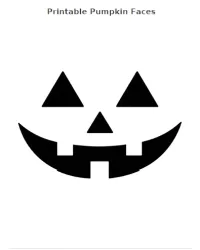 Free Printable Pumpkin Faces Screenshot 01