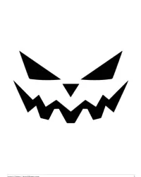 Free Printable Pumpkin Faces Screenshot 02