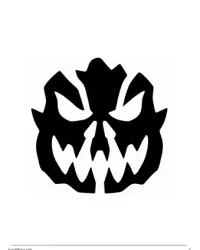 Free Printable Scary Pumpkin Stencil Set Screenshot 04