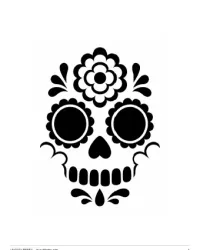 Free Printable Sugar Skull Pumpkin Stencils Screenshot 04