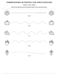 Free Printable Thanksgiving Activities for Preschoolers Screenshot 01