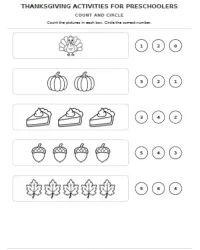 Free Printable Thanksgiving Activities for Preschoolers Screenshot 02
