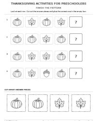 Free Printable Thanksgiving Activities for Preschoolers Screenshot 04
