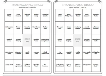 Free Printable Thanksgiving Bingo for Adults Screenshot 05