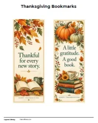 Free Printable Thanksgiving Bookmarks Screenshot 04