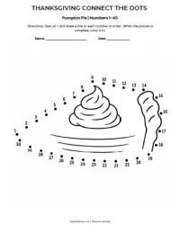 Free Printable Thanksgiving Connect the Dots Screenshot 02