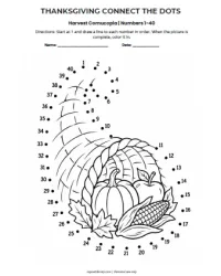 Free Printable Thanksgiving Connect the Dots Screenshot 03