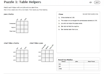 Free Printable Thanksgiving Logic Puzzles Screenshot 01