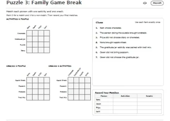 Free Printable Thanksgiving Logic Puzzles Screenshot 03