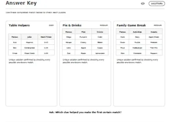 Free Printable Thanksgiving Logic Puzzles Screenshot 04