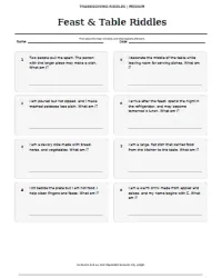 Free Printable Thanksgiving Riddles Screenshot 02