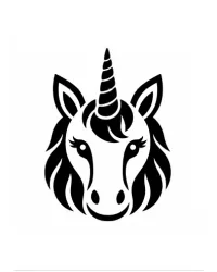 Free Printable Unicorn Pumpkin Carving Stencils Screenshot 02