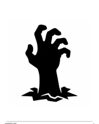 Free Printable Zombie Pumpkin Stencils Screenshot 02