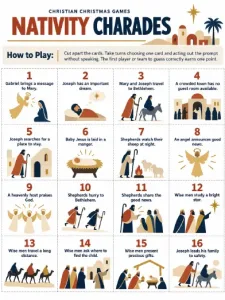 Free Printable Christian Christmas Games Screenshot 03