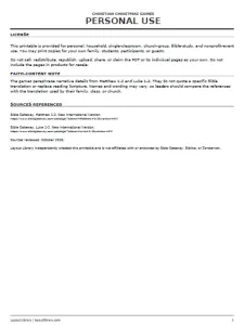 Free Printable Christian Christmas Games Screenshot 05