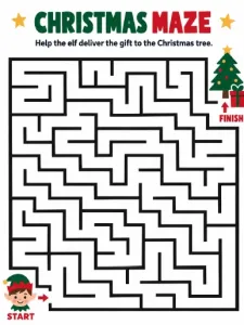 Free Printable Christmas Activity Sheets Screenshot 02