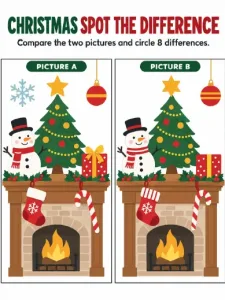 Free Printable Christmas Activity Sheets Screenshot 04