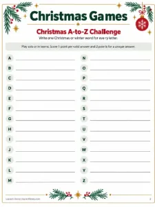 Free Printable Christmas Games Screenshot 02