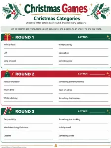 Free Printable Christmas Games Screenshot 03