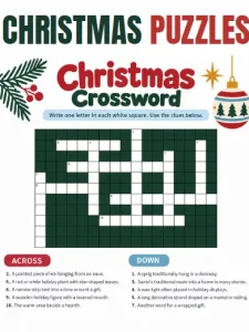 Free Printable Christmas Puzzles Screenshot 01-2