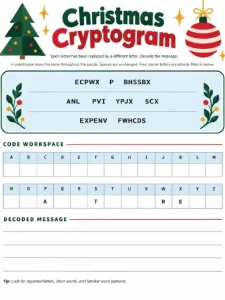 Free Printable Christmas Puzzles Screenshot 03